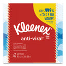 Kleenex Anti-Viral Facial Tissue, 3-Ply, White, 60 Sheets/Box, 27 Boxes/Carton