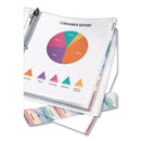 Avery Protect 'n Tab Top-Load Clear Sheet Protectors w/Five Tabs, Letter