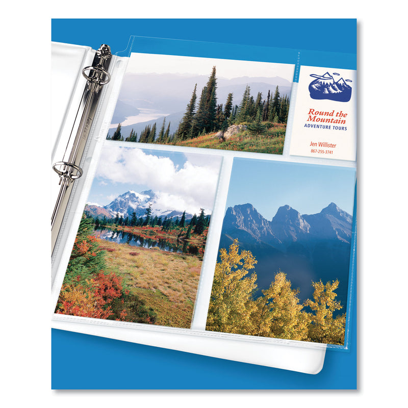 Avery Photo Storage Pages for Six 4 x 6 Mixed Format Photos, 3-Hole Punched, 10/Pack