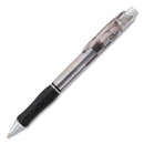 Pentel R.S.V.P. Super RT Ballpoint Pen, Retractable, Medium 1 mm, Black Ink, Black Barrel, Dozen