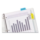 Avery Ultra Tabs Repositionable Tabs, Big Tabs: 2" x 1.75", 1/5-Cut, Assorted Primary Colors, 20/Pack