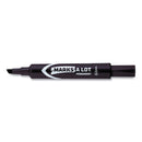 Avery MARKS A LOT Regular Desk-Style Permanent Marker, Broad Chisel Tip, Black, Dozen (7888)