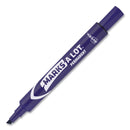 Avery MARKS A LOT Large Desk-Style Permanent Marker, Broad Chisel Tip, Purple, Dozen (8884)