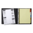Avery Insertable Big Tab Dividers, 5-Tab, Double-Sided Gold Edge Reinforcing, 11 x 8.5, Buff, Assorted Tabs, 1 Set