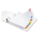 Avery Insertable Big Tab Dividers, 8-Tab, 11.13 x 9.25, White, Assorted Tabs, 1 Set