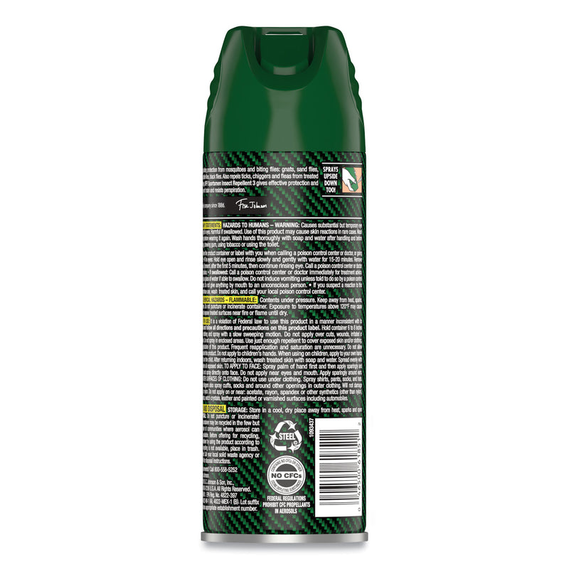 OFF! Deep Woods Sportsmen Insect Repellent, 6 oz Aerosol Spray, 12/Carton