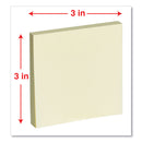 Universal Self-Stick Note Pads, 3" x 3", Assorted Pastel Colors, 100 Sheets/Pad, 12 Pads/Pack