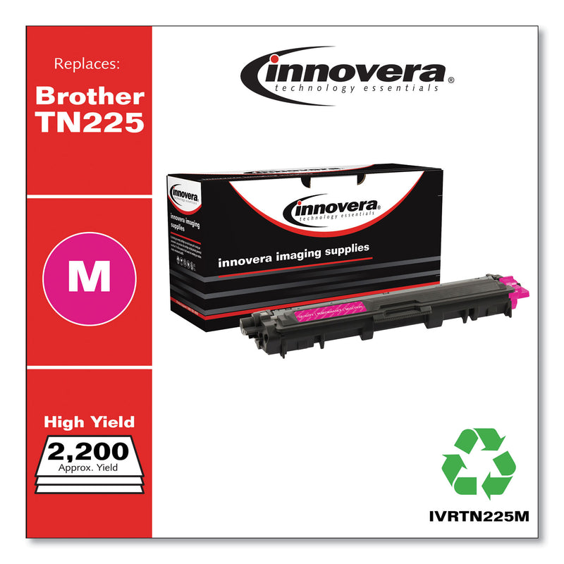 Innovera Remanufactured Magenta High-Yield Toner, Replacement for TN225M, 2,200 Page-Yield