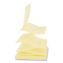 Universal Fan-Folded Self-Stick Pop-Up Note Pads Cabinet Pack, 3" x 3", Yellow, 90 Sheets/Pad, 24 Pads/Pack