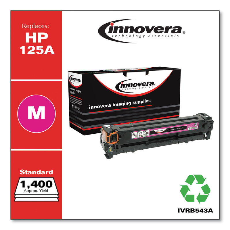 Innovera Remanufactured Magenta Toner, Replacement for 125A (CB543A), 1,400 Page-Yield