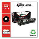 Innovera Remanufactured Black High-Yield Toner, Replacement for 131X (CF210X), 2,300 Page-Yield