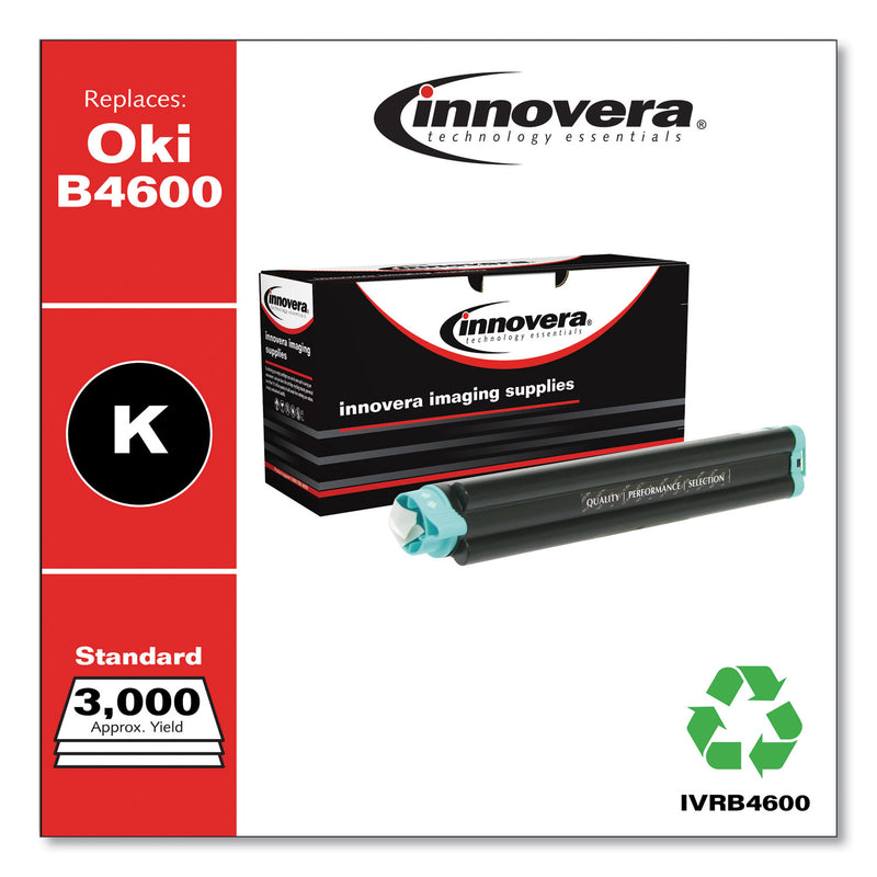 Innovera Remanufactured Black Toner, Replacement for 43502301, 3,000 Page-Yield