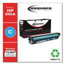 Innovera Remanufactured Cyan Toner, Replacement for 650A (CE271A), 15,000 Page-Yield