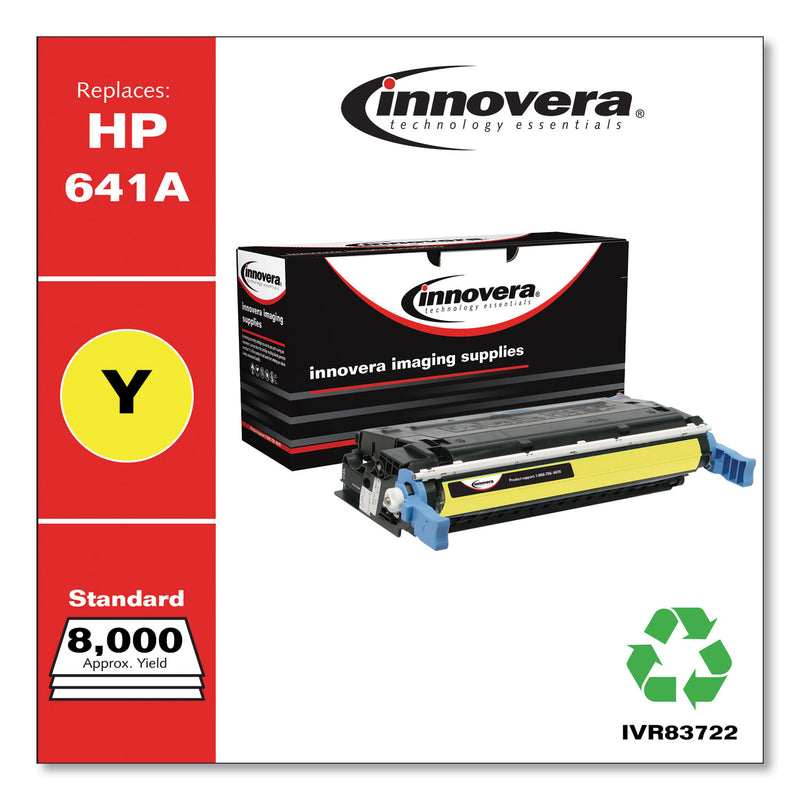 Innovera Remanufactured Yellow Toner, Replacement for 641A (C9722A), 8,000 Page-Yield