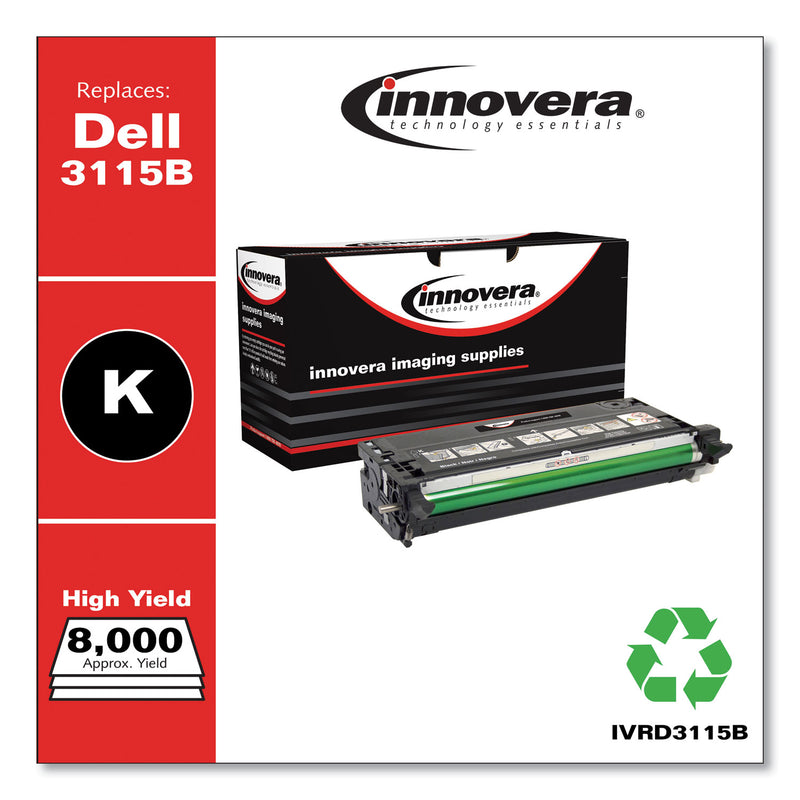 Innovera Remanufactured Black High-Yield Toner, Replacement for 310-8395, 8,000 Page-Yield