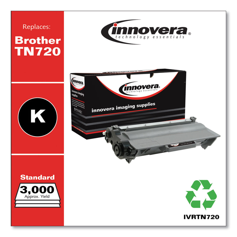 Innovera Remanufactured Black Toner, Replacement for TN720, 3,000 Page-Yield