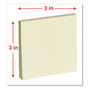 Universal Self-Stick Note Pad Value Pack, 3" x 3", Yellow, 100 Sheets/Pad, 18 Pads/Pack