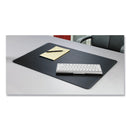 Artistic Rhinolin II Desk Pad with Antimicrobial Protection, 36 x 24, Black
