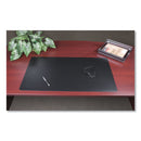 Artistic Rhinolin II Desk Pad with Antimicrobial Protection, 36 x 24, Black