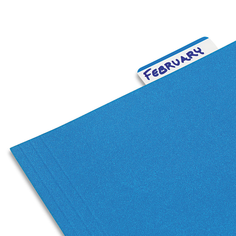 Post-it Lined Tabs, 1/5-Cut, Blue, 2" Wide, 50/Pack