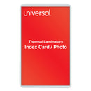 Universal Laminating Pouches, 5 mil, 5.5" x 3.5", Matte Clear, 25/Pack