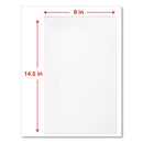 Universal Laminating Pouches, 3 mil, 9" x 14.5", Matte Clear, 25/Pack