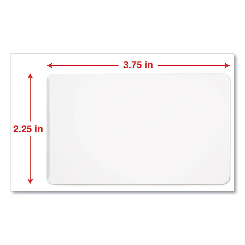 Universal Laminating Pouches, 5 mil, 3.75" x 2.25", Matte Clear, 100/Box