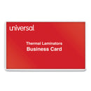 Universal Laminating Pouches, 5 mil, 3.75" x 2.25", Matte Clear, 100/Box