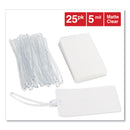Universal Laminating Pouches, 5 mil, 2.5" x 4.25", Matte Clear, 25/Pack