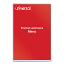 Universal Laminating Pouches, 3 mil, 18" x 12", Matte Clear, 25/Pack