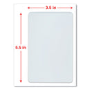 Universal Laminating Pouches, 5 mil, 5.5" x 3.5", Matte Clear, 25/Pack