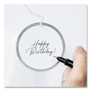 Avery Heavyweight Stock Metal Rim Tags, 2.25" dia, White, 500/Box