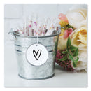 Avery Heavyweight Stock Metal Rim Tags, 2.25" dia, White, 500/Box