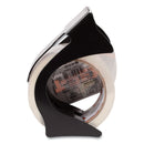T-REX Packaging Tape with Dispenser, 1.88" Core, 1.88" x 35 yds, Crystal Clear