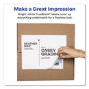 Avery Shipping Labels with TrueBlock Technology, Inkjet Printers, 8.5 x 11, White, 25/Pack