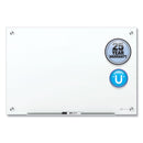 Quartet Brilliance Glass Dry-Erase Boards, 24 x 18, White Surface