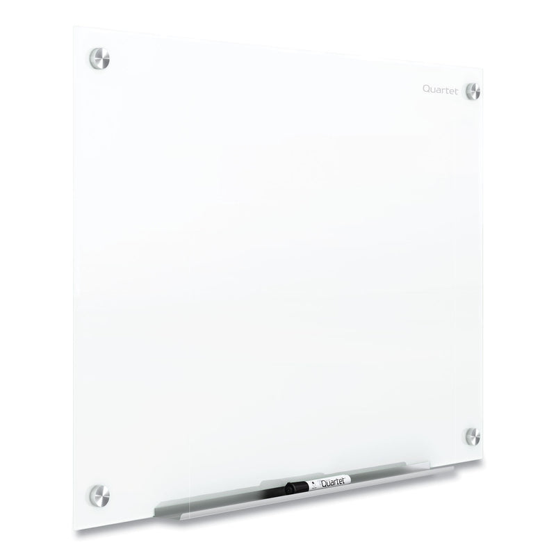 Quartet Brilliance Glass Dry-Erase Boards, 24 x 18, White Surface