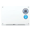 Quartet Brilliance Glass Dry-Erase Boards, 96 x 48, White Surface
