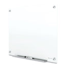 Quartet Brilliance Glass Dry-Erase Boards, 24 x 18, White Surface