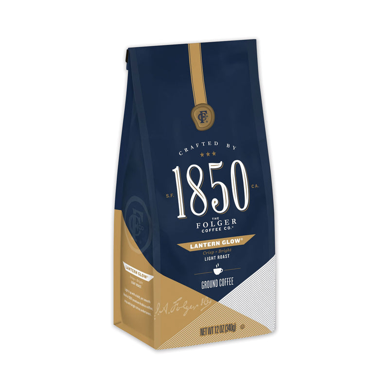1850 Coffee, Lantern Glow, Light Roast, Ground, 12 oz Bag