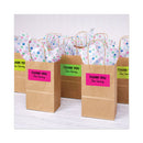 Avery High-Visibility Permanent Laser ID Labels, 2 x 4, Asst. Neon, 150/Pack