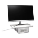 Kensington FreshView Wellness Monitor Stand with Air Purifier, For 27" Monitors, 22.5" x 11.5" x 5.4", White, Supports 200 lbs