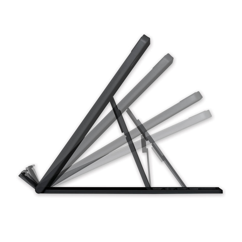 Kensington SmartFit Easy Riser Laptop Cooling Stand, 13" x 9.5" x 0.8" to 7.1", Black, Supports 8 lbs