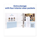 Avery Heavy-Duty View Binder with DuraHinge and One Touch EZD Rings, 3 Rings, 1.5" Capacity, 11 x 8.5, Chartreuse