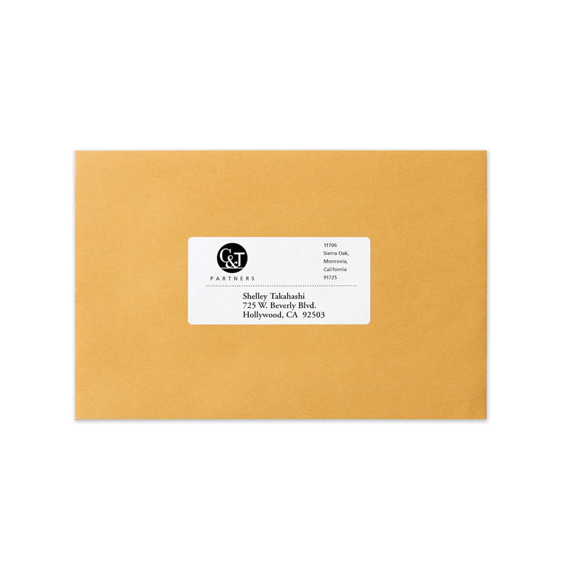 Avery Dot Matrix Printer Mailing Labels, Pin-Fed Printers, 1.94 x 4, White, 5,000/Box
