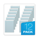 TOPS Prism + Colored Writing Pads, Wide/Legal Rule, 50 Pastel Blue 8.5 x 11.75 Sheets, 12/Pack