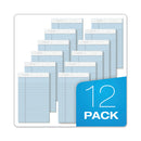 TOPS Prism + Colored Writing Pads, Narrow Rule, 50 Pastel Blue 5 x 8 Sheets, 12/Pack