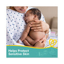 Pampers Sensitive Baby Wipes, Cotton, 6.8 x 7, Unscented, White, 72/Pack, 8 Packs/Carton