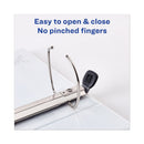 Avery Heavy-Duty View Binder with DuraHinge and Locking One Touch EZD Rings, 3 Rings, 4" Capacity, 11 x 8.5, Chartreuse