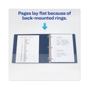 Avery Heavy-Duty View Binder with DuraHinge and Locking One Touch EZD Rings, 3 Rings, 4" Capacity, 11 x 8.5, Purple